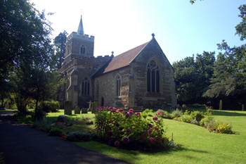 Westoning church from the south-east August 2009